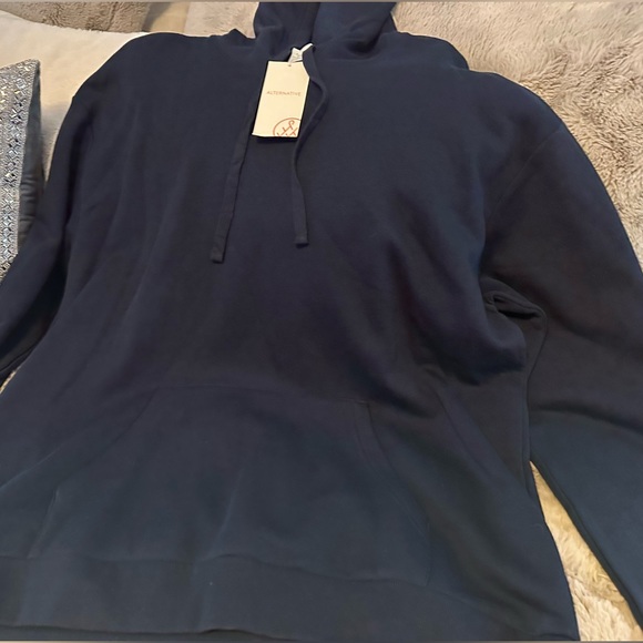 NWT ALTERNATIVE 2XL COTTON HOODIE BLACK SUPER SOFT AND LIGHTWEIGHT - Picture 4 of 7